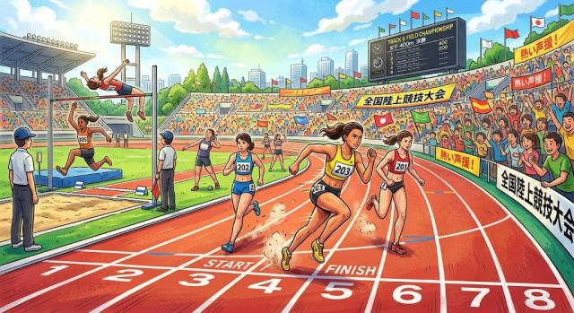 第47回西原町陸上競技大会の結果について