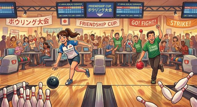 西原町ボウリング大会の結果